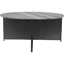 delta gray black coffee table   
