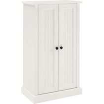 deluz white accent cabinet   