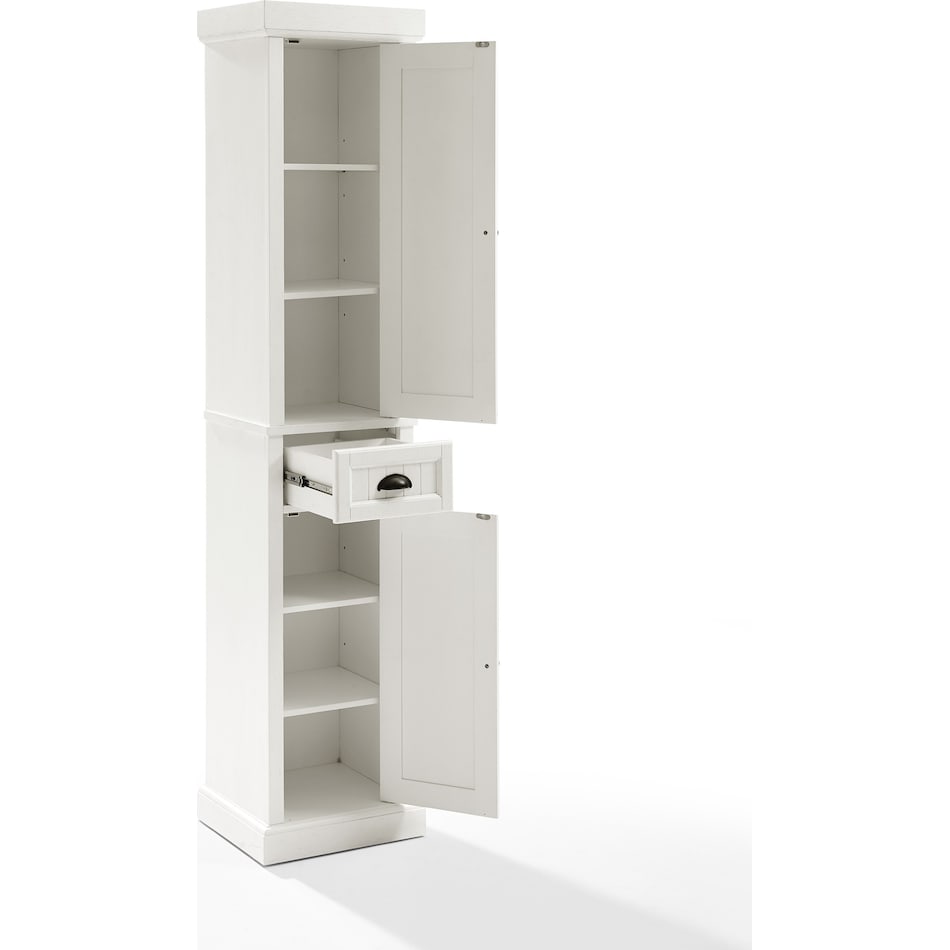 Cádiz 22in. White Linen Storage Cabinet for Bathroom and more