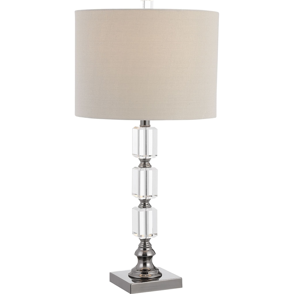 demetria gray table lamp   