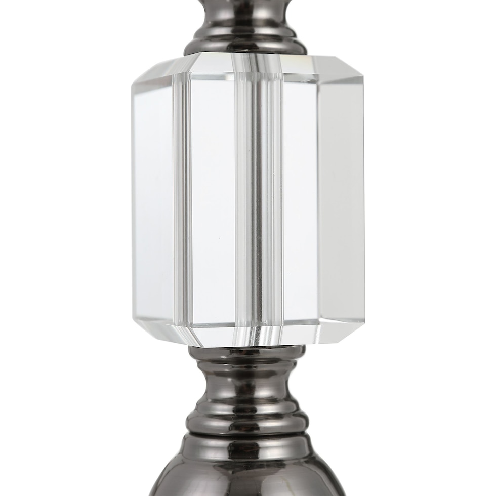 demetria gray table lamp   