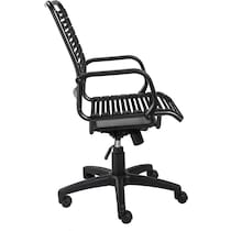 demy black office chair   