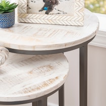 denali white nesting tables   