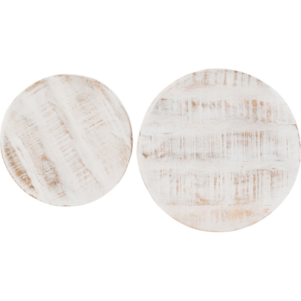 denali white nesting tables   