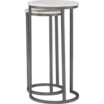 denali white nesting tables   