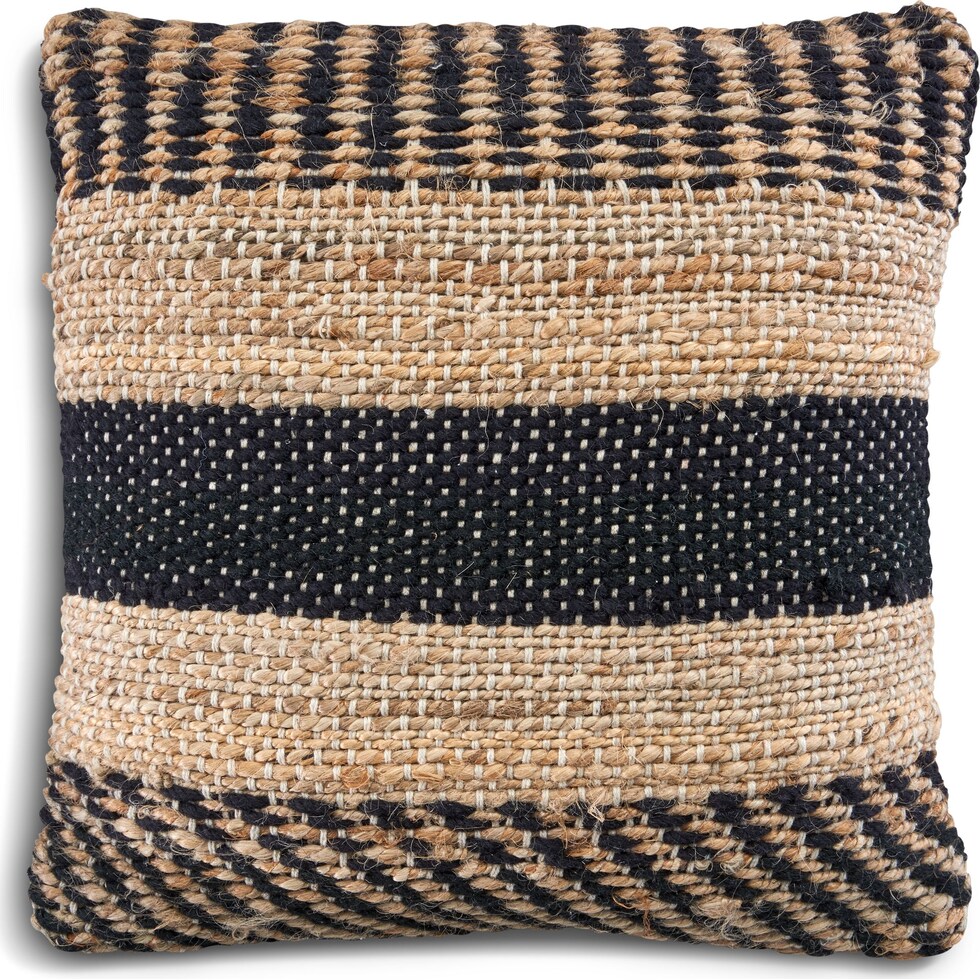 dennington light brown accent pillow   