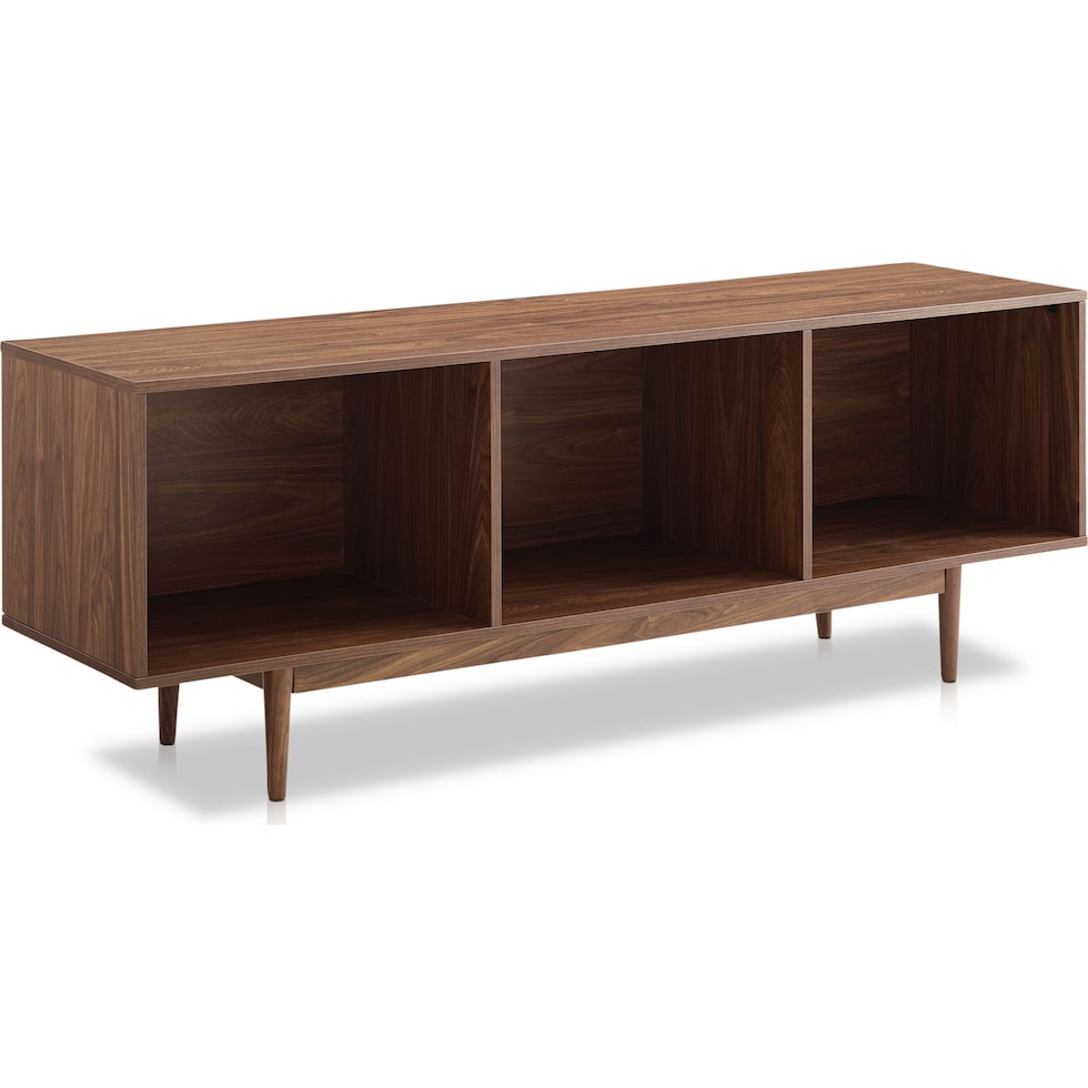 dennis dark brown tv stand   