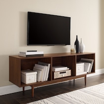 dennis dark brown tv stand   