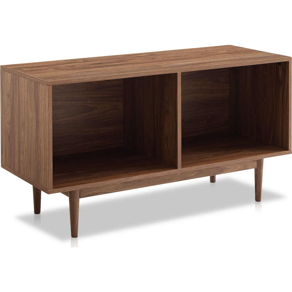 dennis dark brown tv stand   