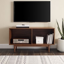 dennis dark brown tv stand   