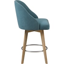 denton blue counter height stool   