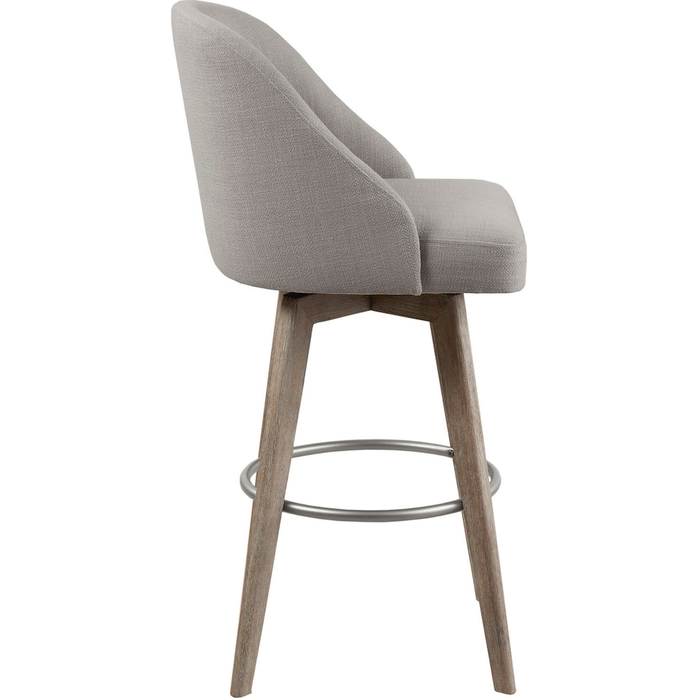 denton gray bar stool   