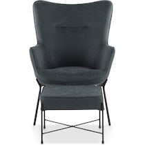 denton green accent chair   