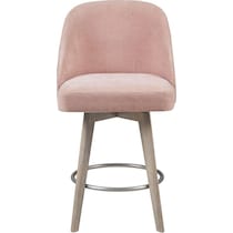 denton pink counter height stool   
