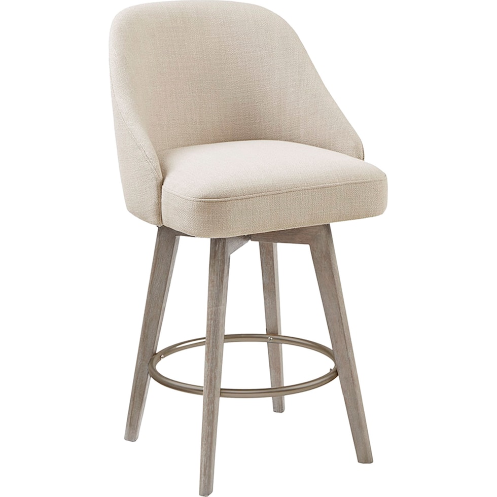 denton white counter height stool   