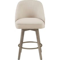 denton white counter height stool   