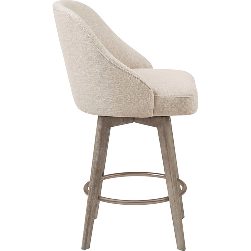 denton white counter height stool   