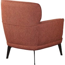 derek orange accent chair   