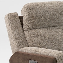 desmond dark brown recliner   