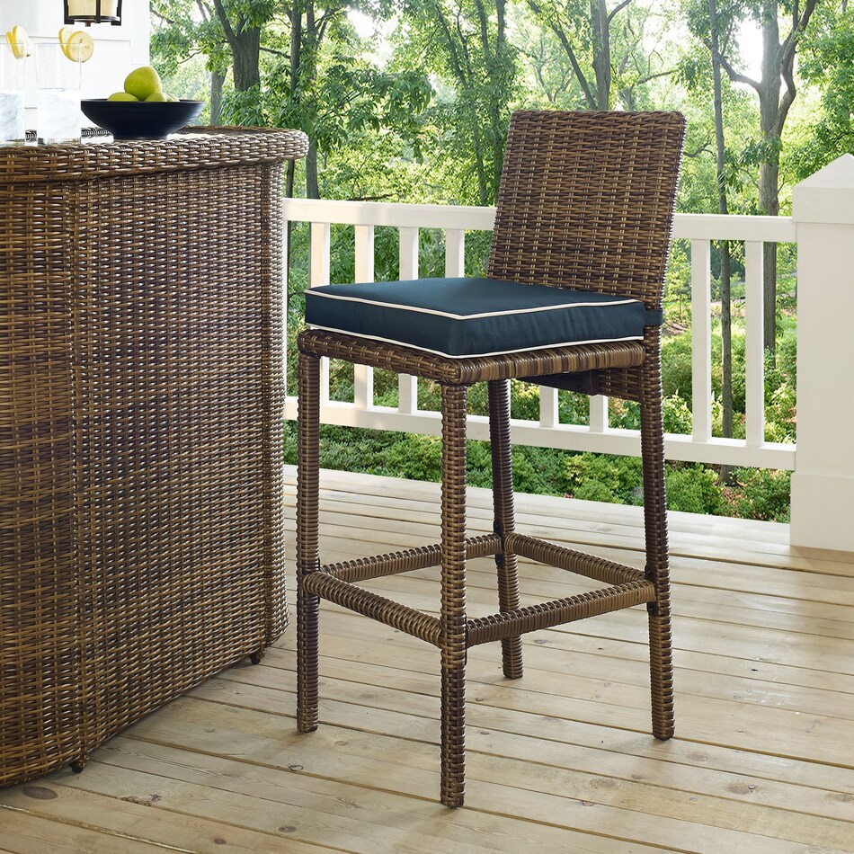 Destin Outdoor Set of 2 Bar Stools Value City Furniture