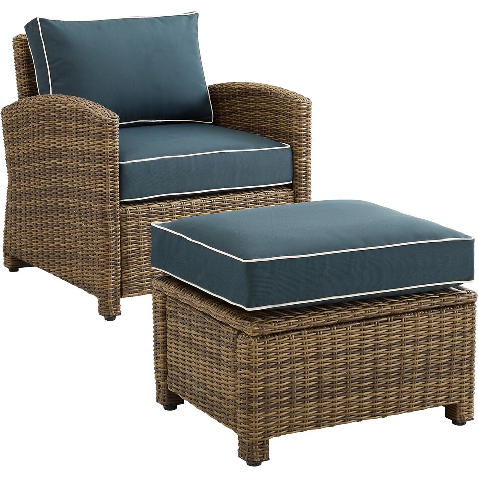 Destin Outdoor Chair and Ottoman Set Value City Furniture