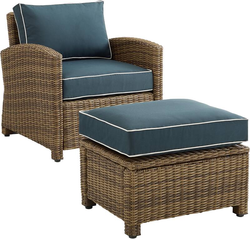 Destin Outdoor Chair and Ottoman Set Value City Furniture