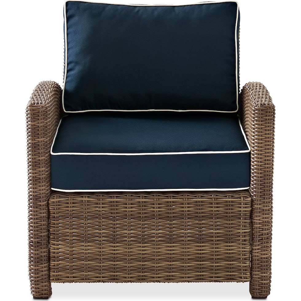 destin blue outdoor chair   