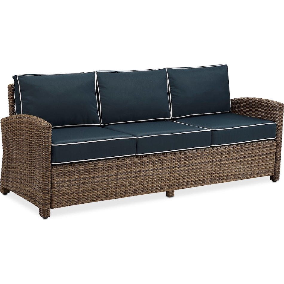 destin blue outdoor sofa set   