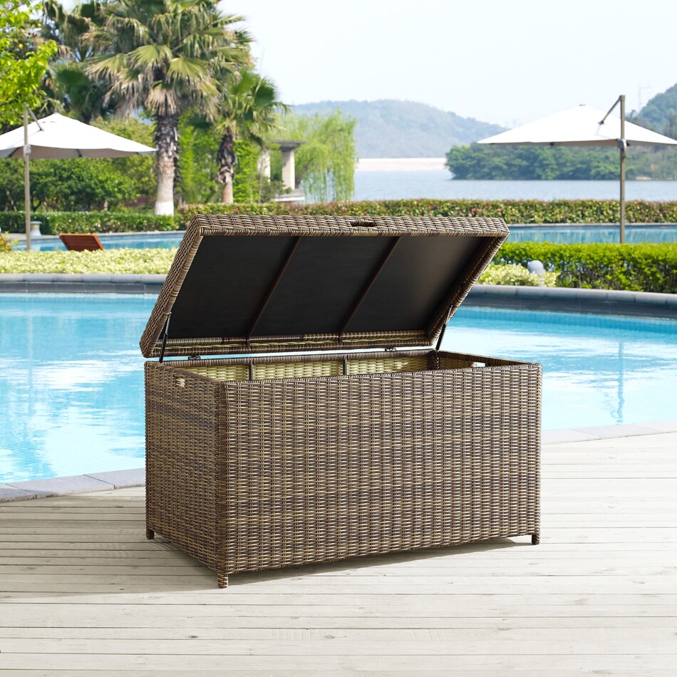 destin dark brown outdoor storage   