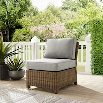 destin gray and brown outdoor chair   