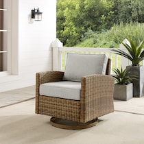 destin gray and brown outdoor chair   