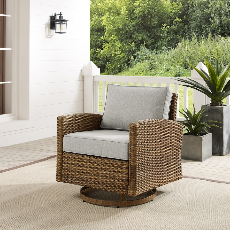 destin gray and brown outdoor chair   