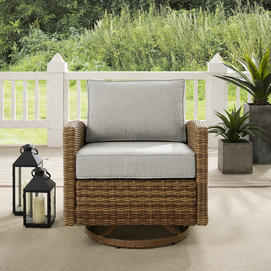 destin gray and brown outdoor chair   