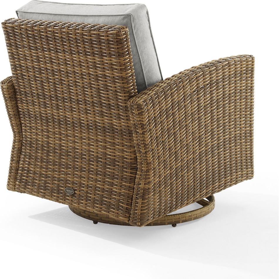 destin gray and brown outdoor chair   