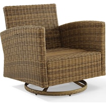 destin gray and brown outdoor chair   