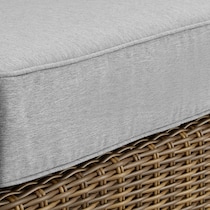 destin gray brown outdoor chaise   