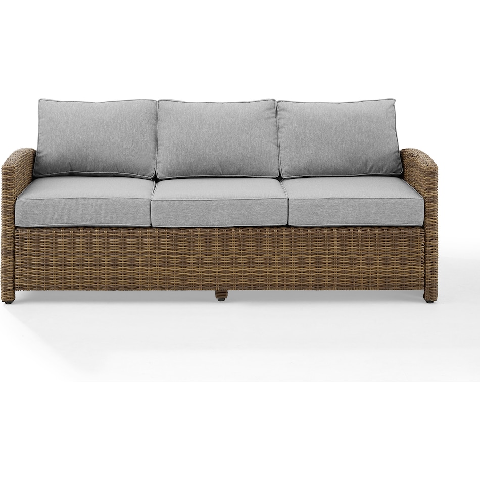 destin gray brown outdoor sofa   