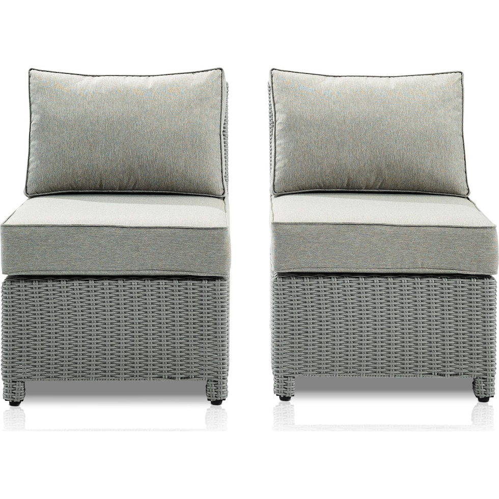 destin gray outdoor chair set   