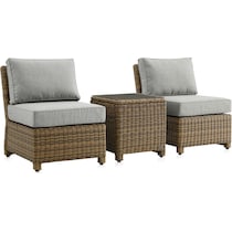 destin gray outdoor chair set   
