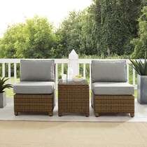 destin gray outdoor chair set   