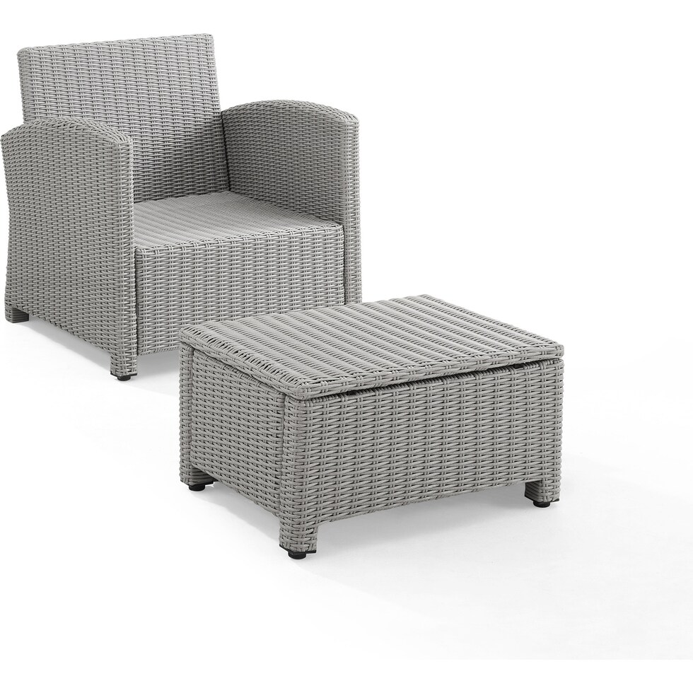 destin gray outdoor chair set   