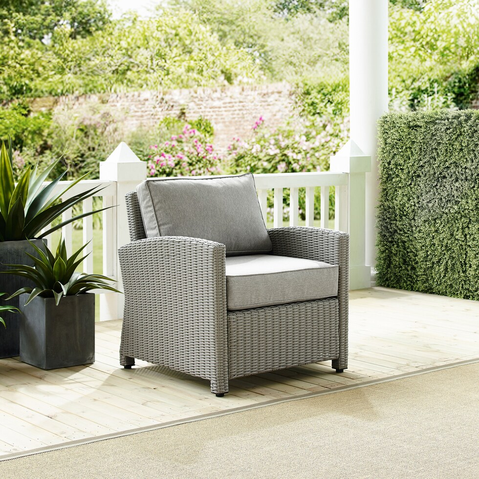 destin gray outdoor chair   