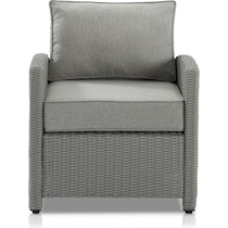 destin gray outdoor chair   