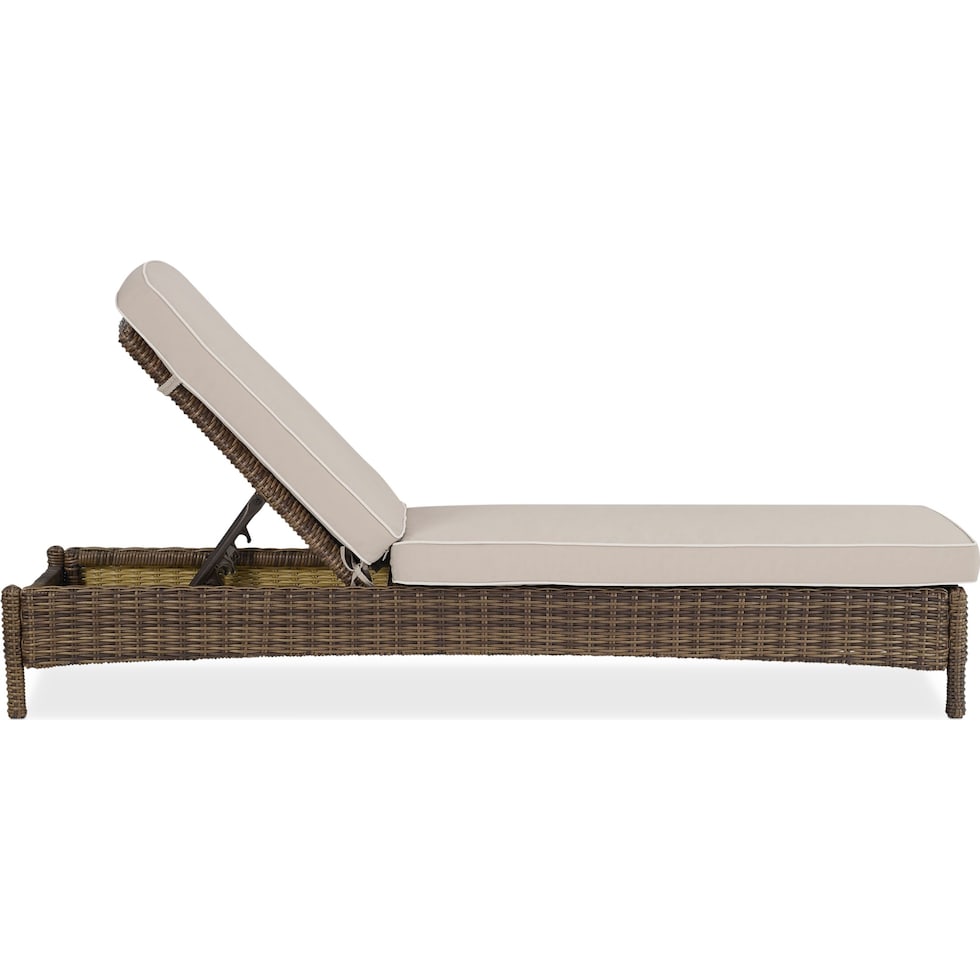 destin gray outdoor chaise   