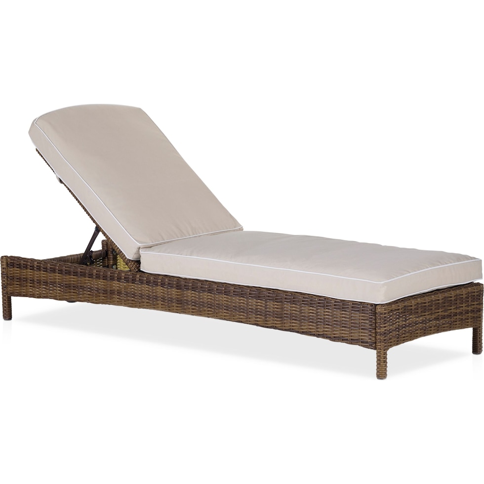 destin gray outdoor chaise   