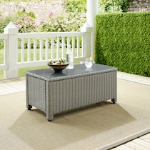 destin gray outdoor coffee table   