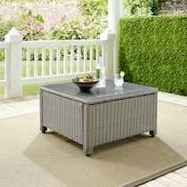 destin gray outdoor coffee table   