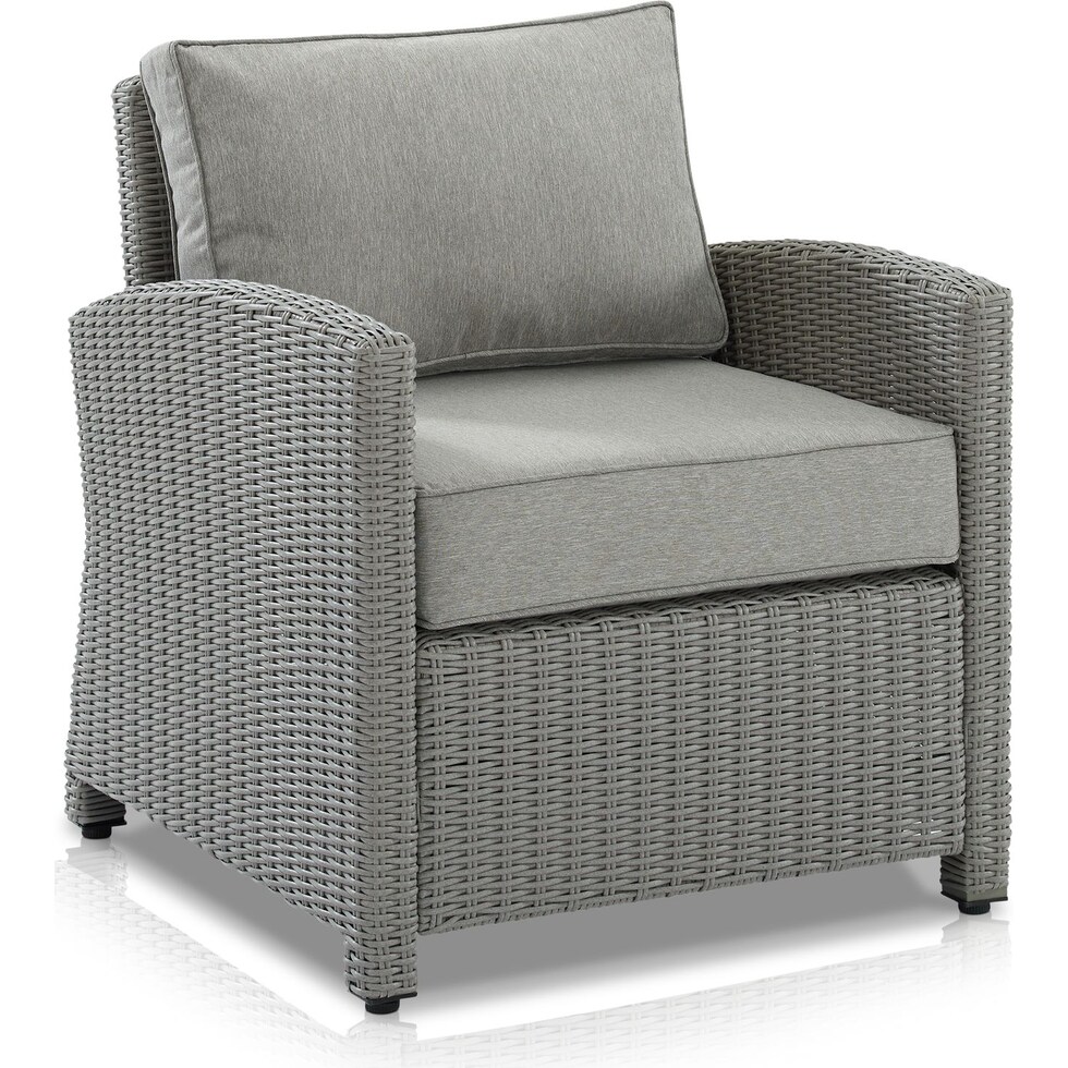 destin gray outdoor loveseat set   