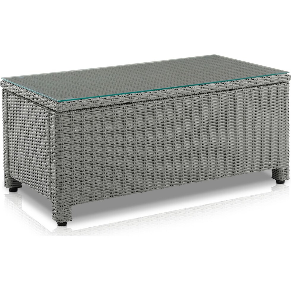 destin gray outdoor loveseat set   