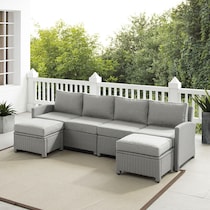 destin gray outdoor sectional   